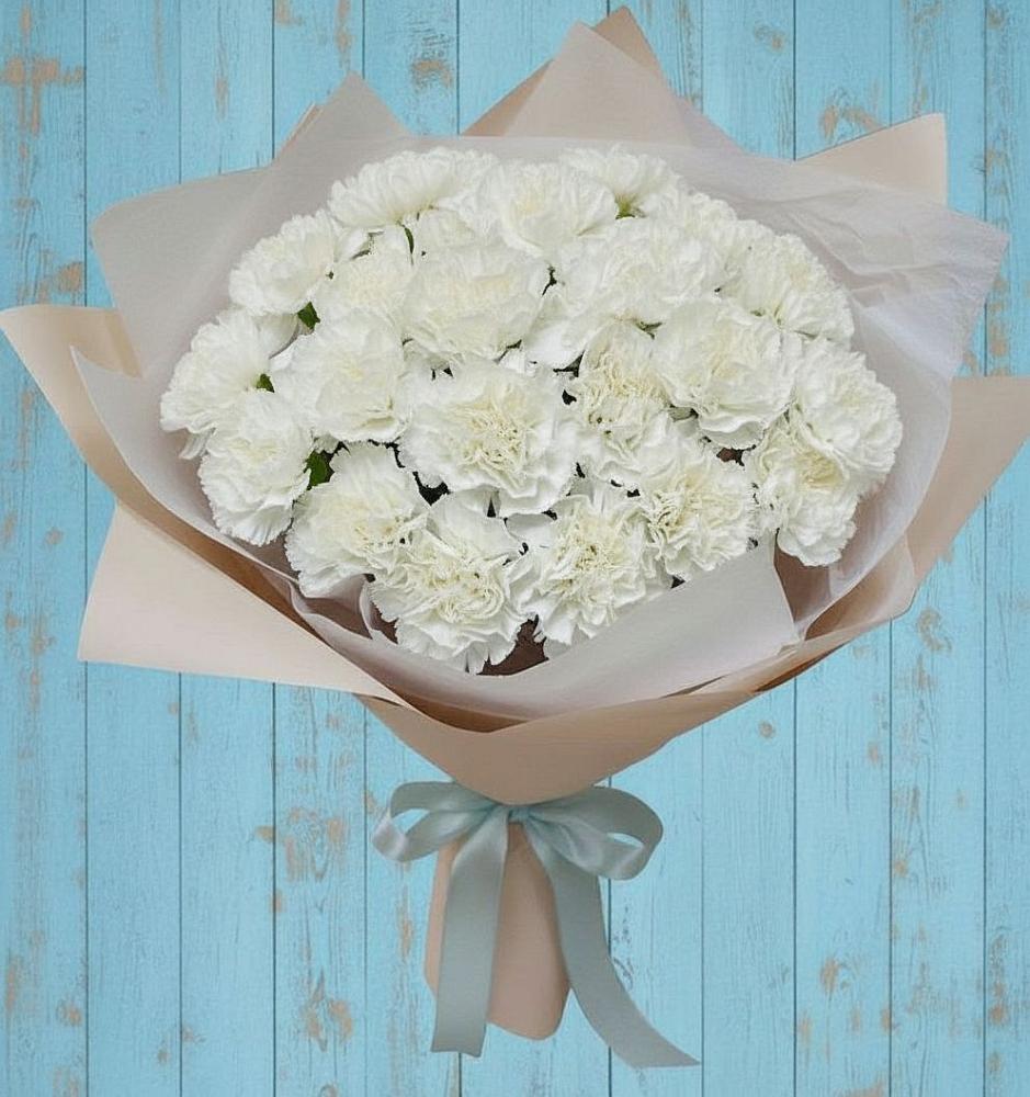 Букет цветов из: Гвоздики в Тонкино