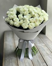 Букет 35 Белых роз #REPLACE_PRED# Тонкино