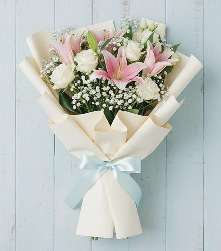 Букет цветов из: Лилии в Тонкино