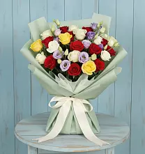 Букет цветов из:  Розы #REPLACE_PRED# Тонкино