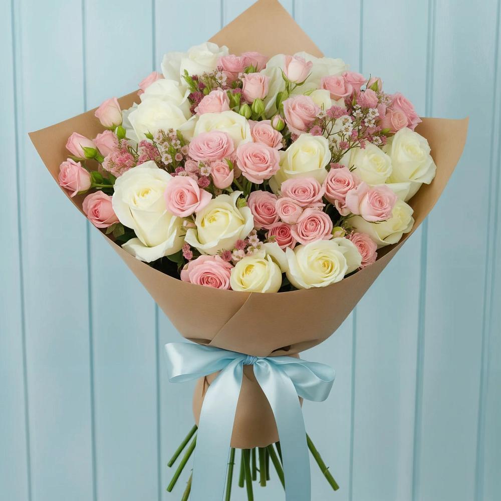 Букет цветов из: Розы в Тонкино