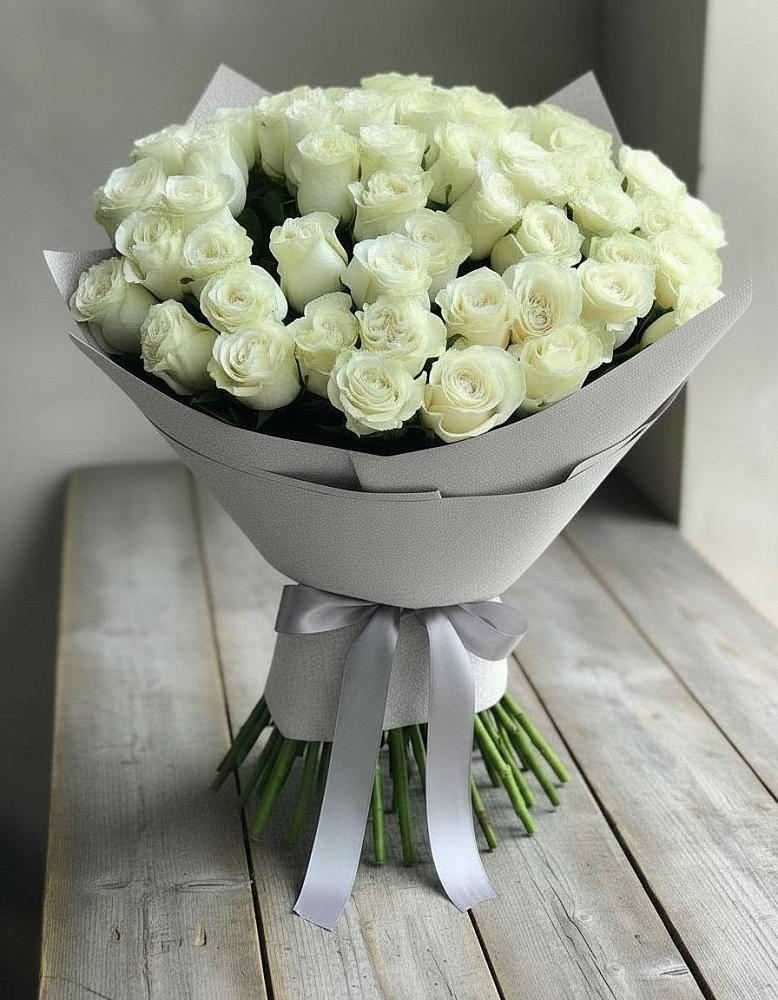 Букет 35 Белых роз в Тонкино