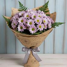 Букет цветов из:  Хризантемы #REPLACE_PRED# Тонкино