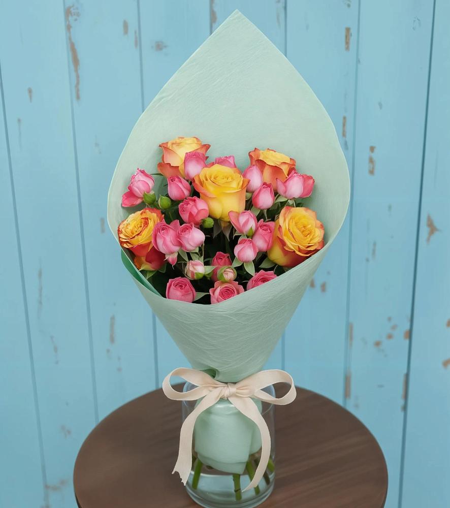 Букет цветов из: Розы в Тонкино