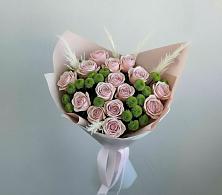 Букет цветов из:  Розы и Хризантемы #REPLACE_PRED# Тонкино