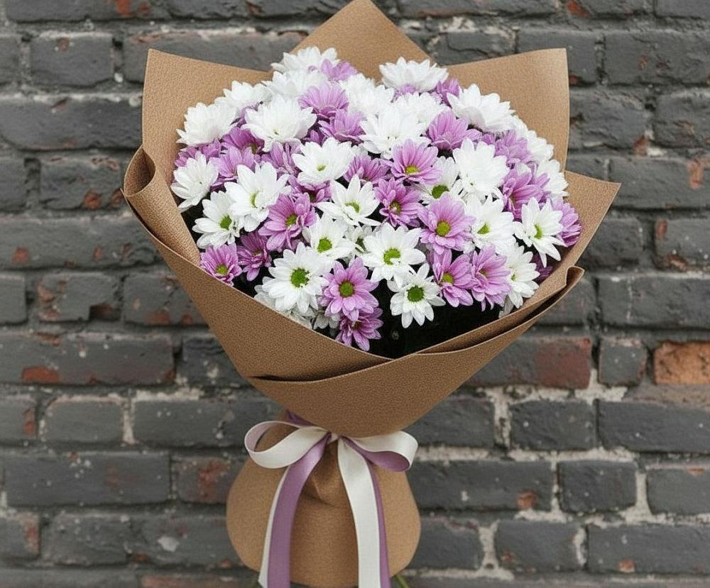 Букет цветов из: Хризантемы в Тонкино