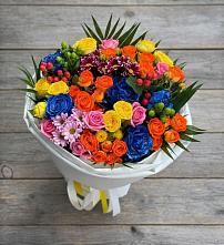 Букет цветов из:  Розы и Хризантемы в Тонкино