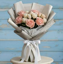 Букет цветов из:  Розы #REPLACE_PRED# Тонкино