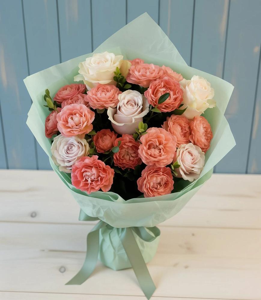 Букет цветов из: Розы в Тонкино