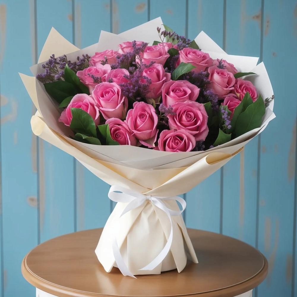 Букет цветов из: Розы в Тонкино