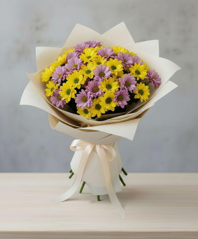 Букет цветов из: Хризантемы в Тонкино